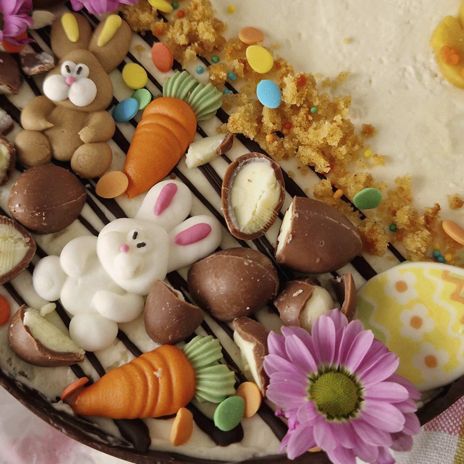 Kakepynt Spiselig Påskekos 48stk