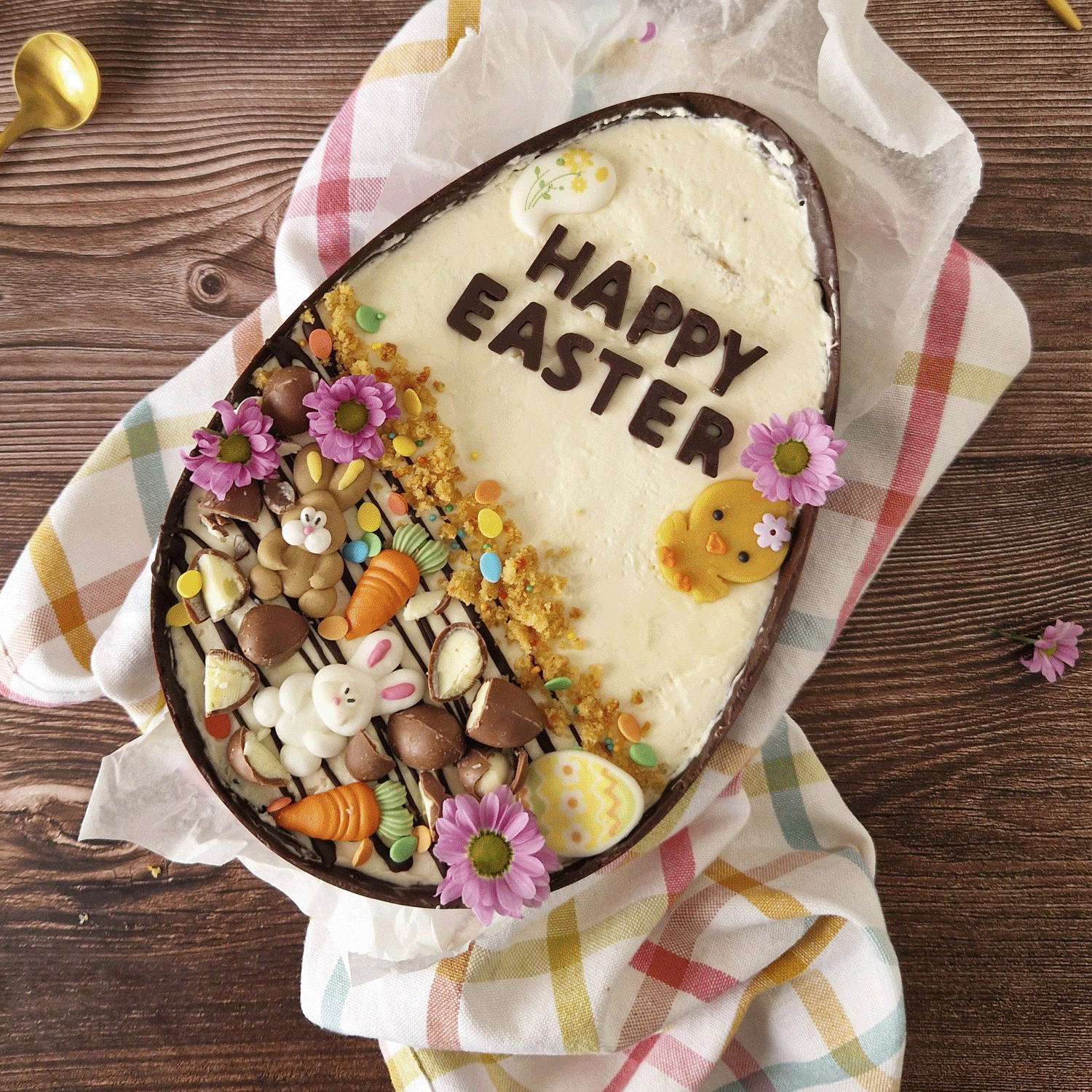 Kakepynt Spiselig Påskekos 48stk