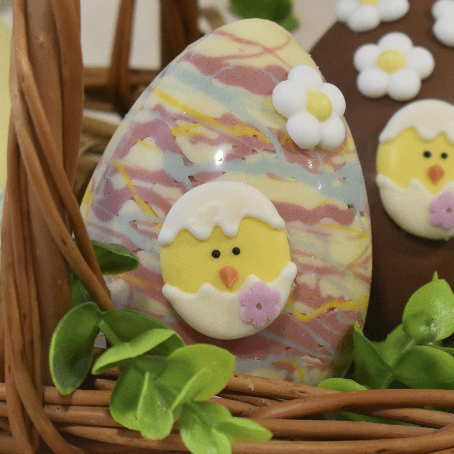 Kakepynt Spiselig Påskestemning 50stk