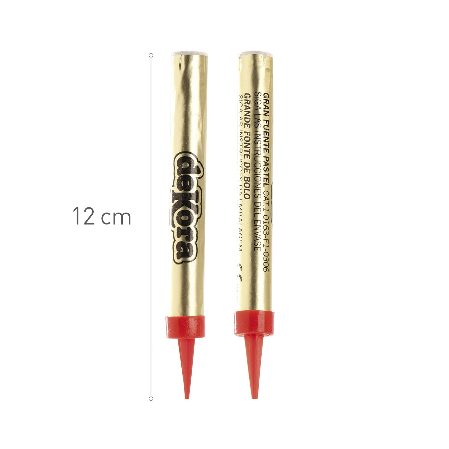 Isfontene Kakefakkel 12cm 60stk