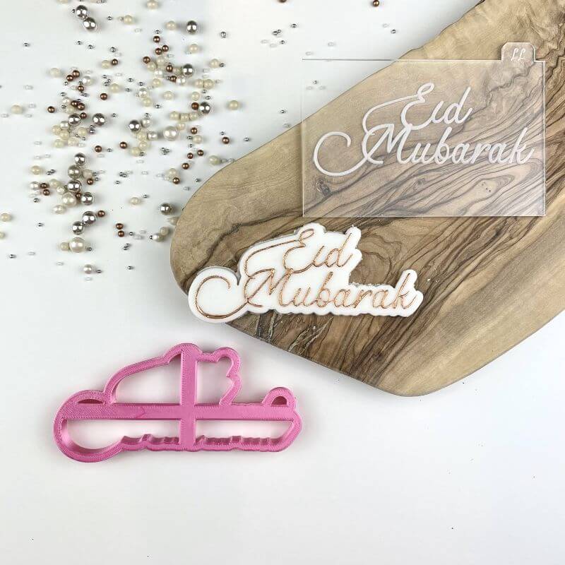 Utstikker og embosser Eid Mubarak Elegant Font