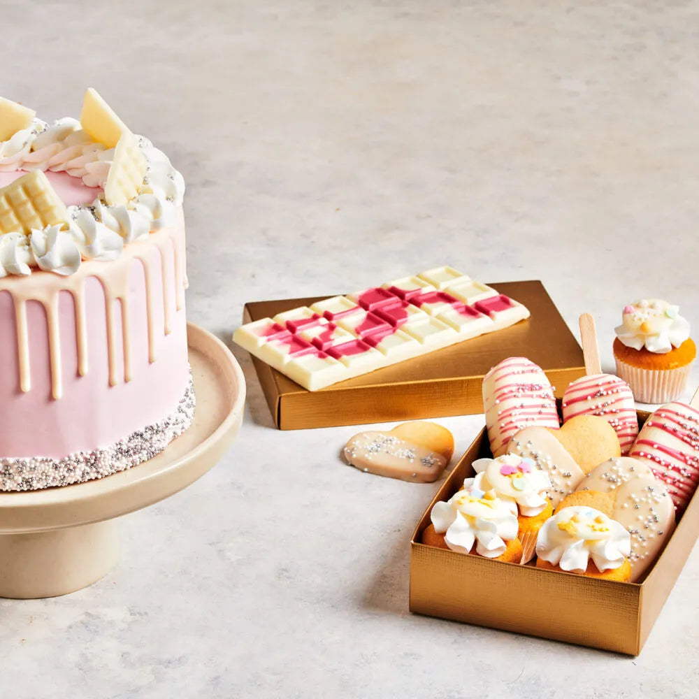 Funcakes Deco Melts Hvit 250g 4