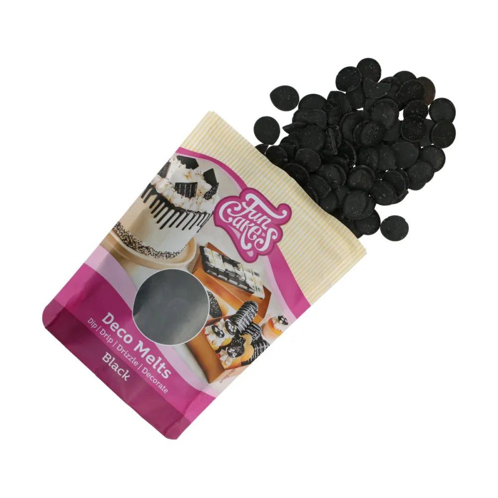 FunCakes Deco Melts Svart 250g 2