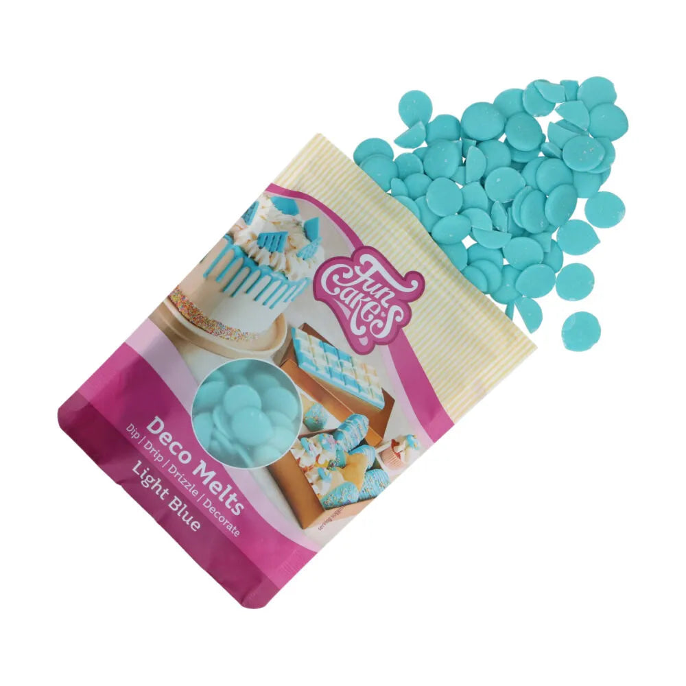 FunCakes Deco Melts Lyseblå 250g 2