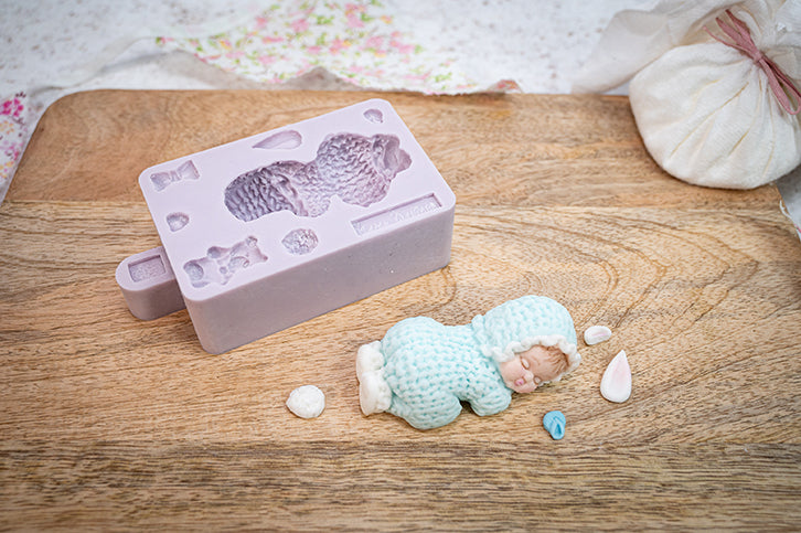 Karen Davies Silikonform 3D Baby
