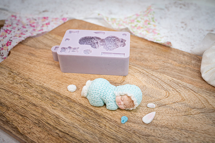 Karen Davies Silikonform 3D Baby