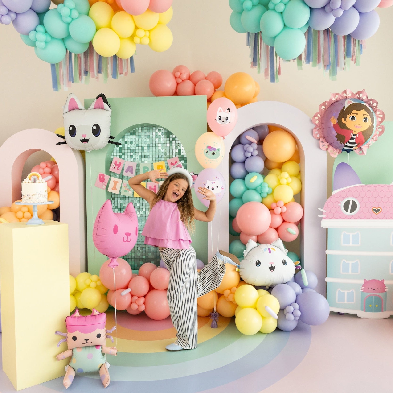 Folieballong Gabbys Dukkehus Havkatten