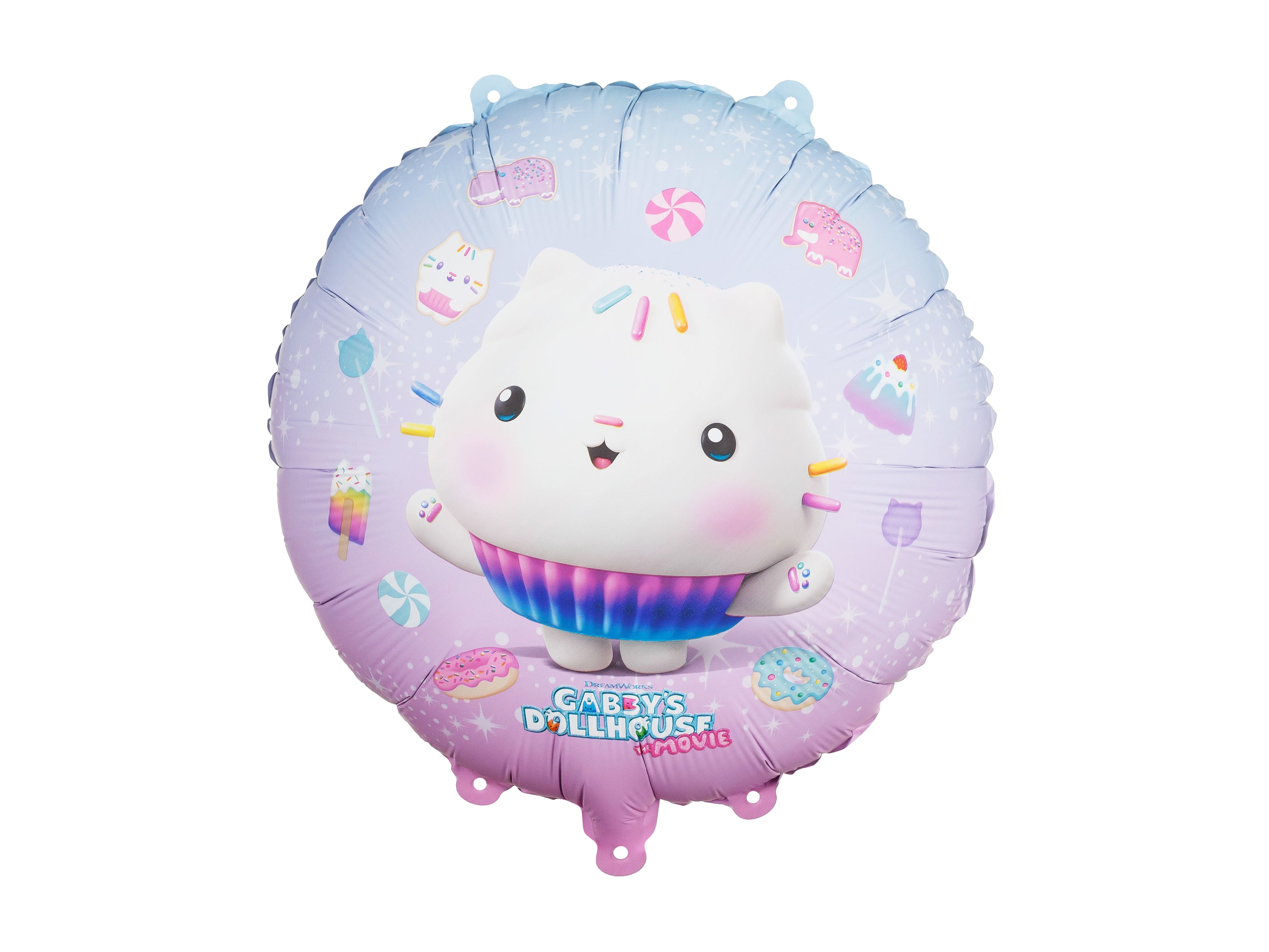 Folieballong Rund Gabbys Dukkehus Cakey