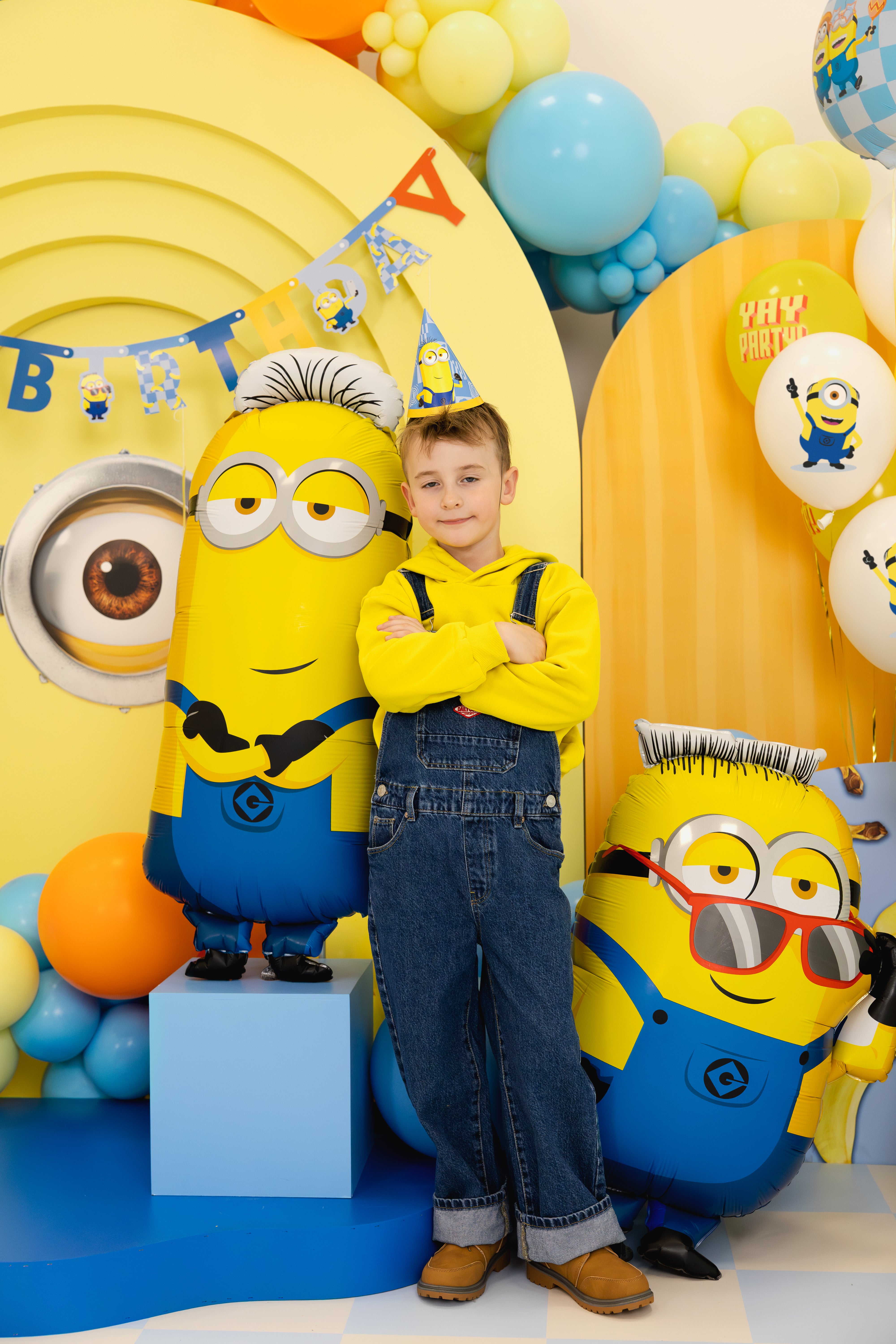 Folieballong Minion Tim, 40x100cm