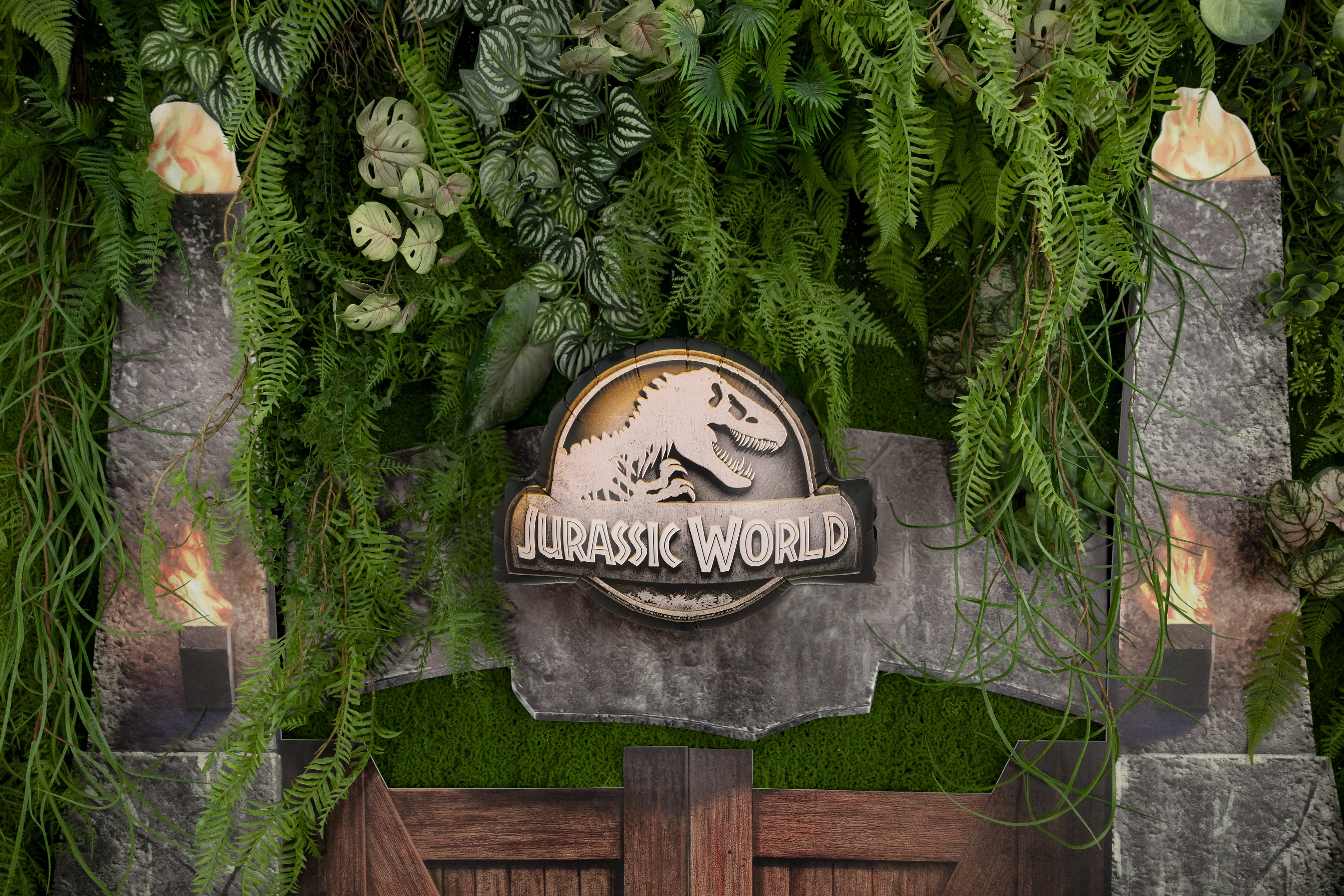 Folieballong Jurassic World Logo