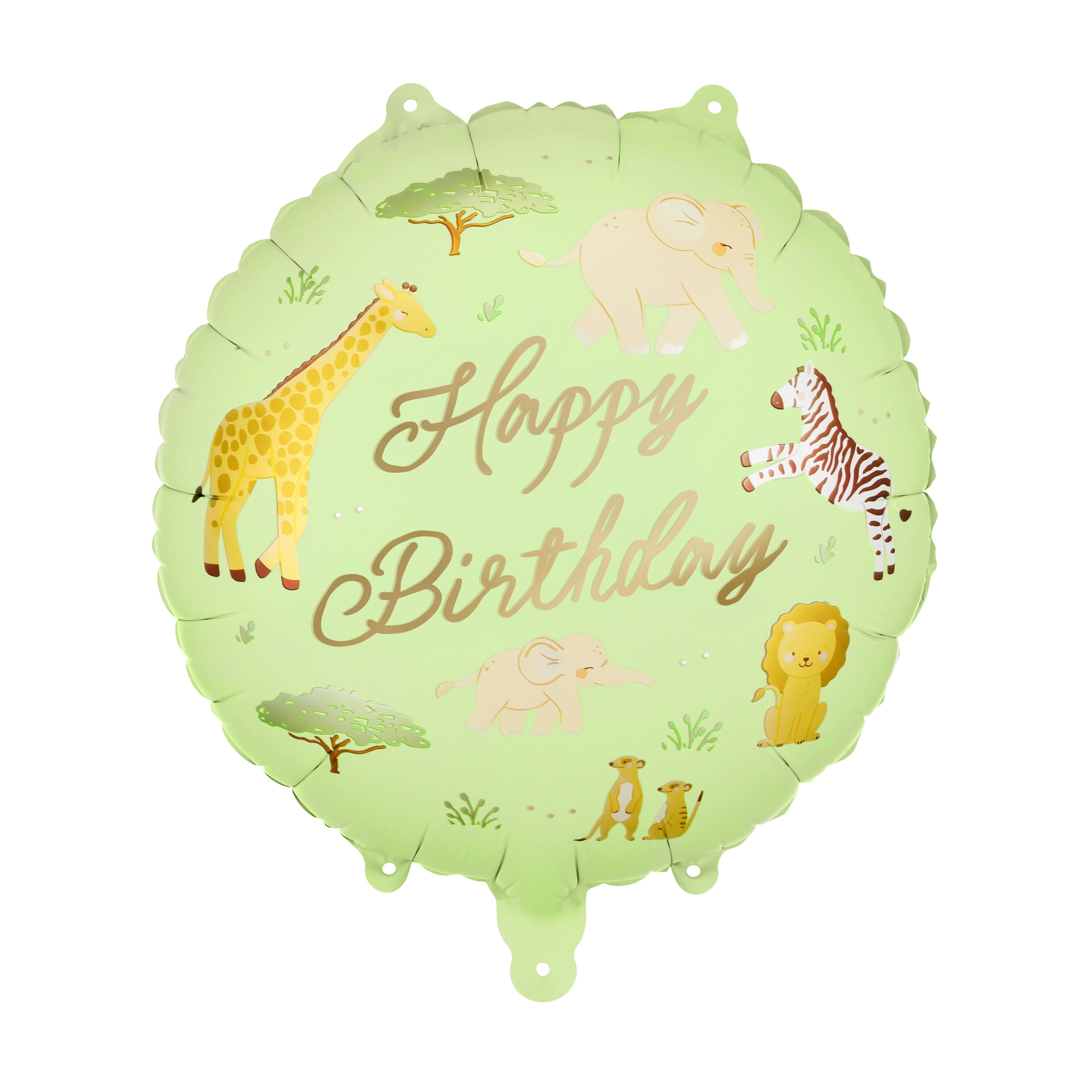 Folieballong Safari Happy Birthday