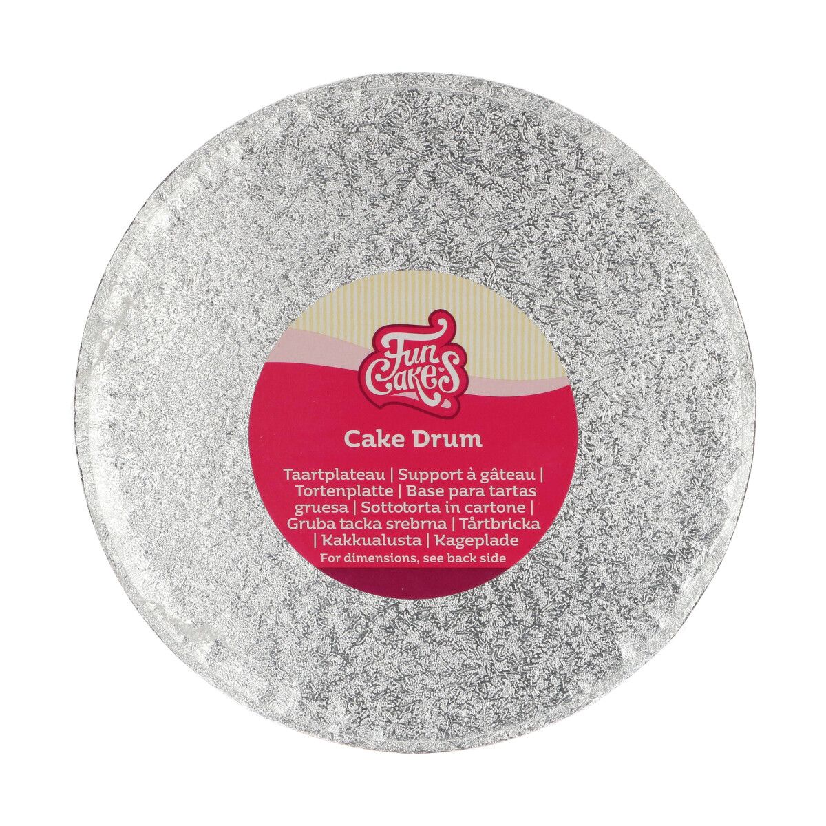 Kakebrett runde tykke Ø15 cm - Sølv