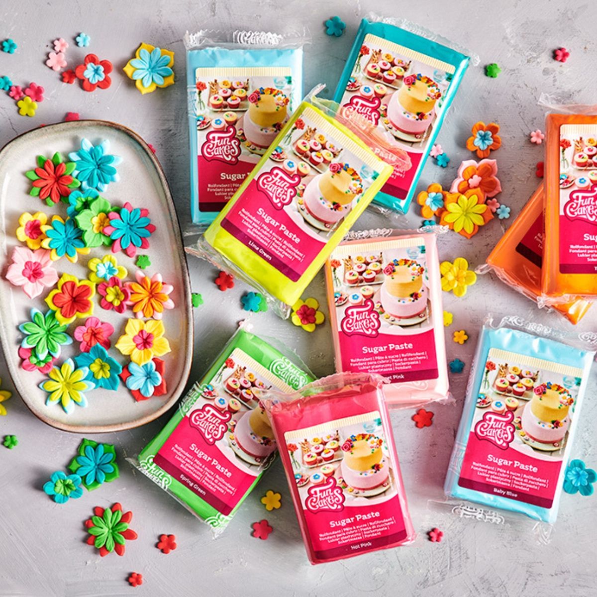 FunCakes Fondant Maroon Brown 250g