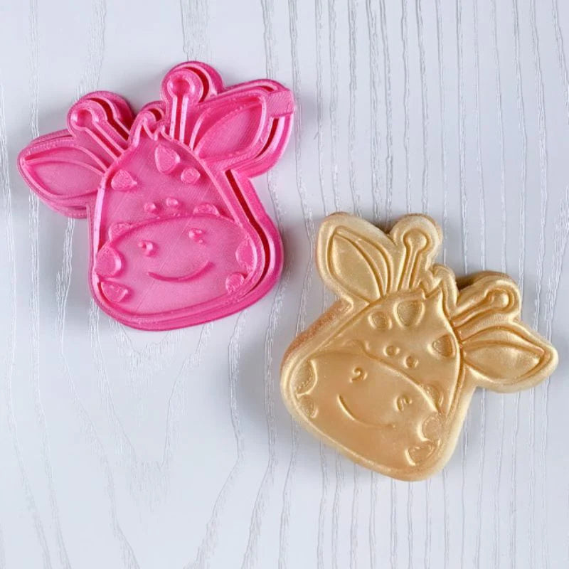 Utstikker og stempel giraffe 3