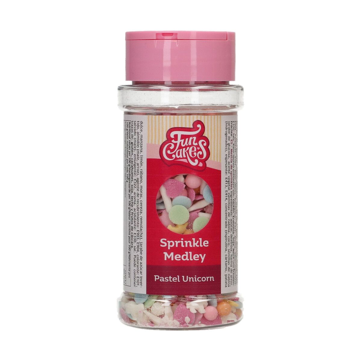 Funcakes Kakestrø Enhjørning Pastel Mix 50g