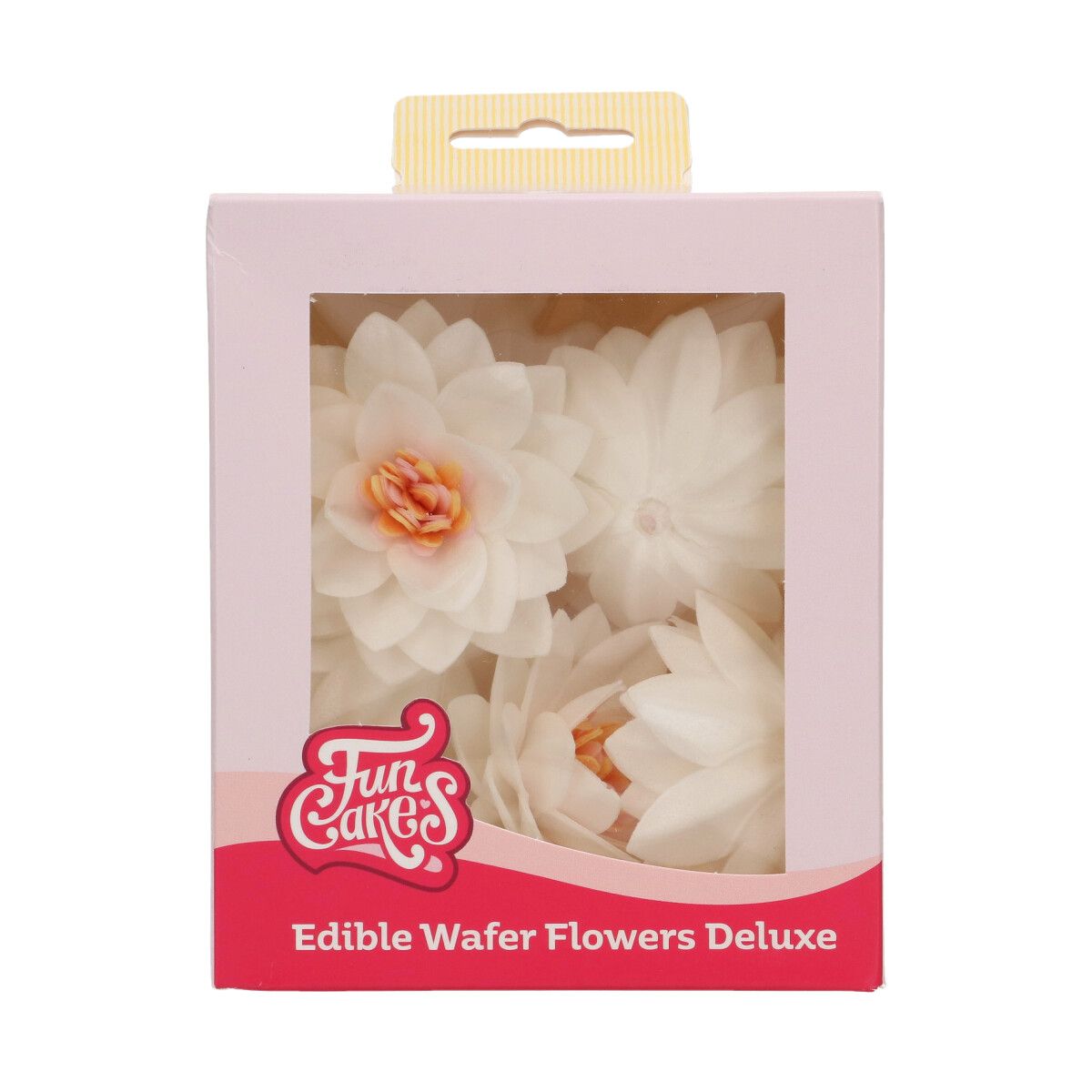 FunCakes Spiselige Blomster Lotus Hvit Medium 10pk