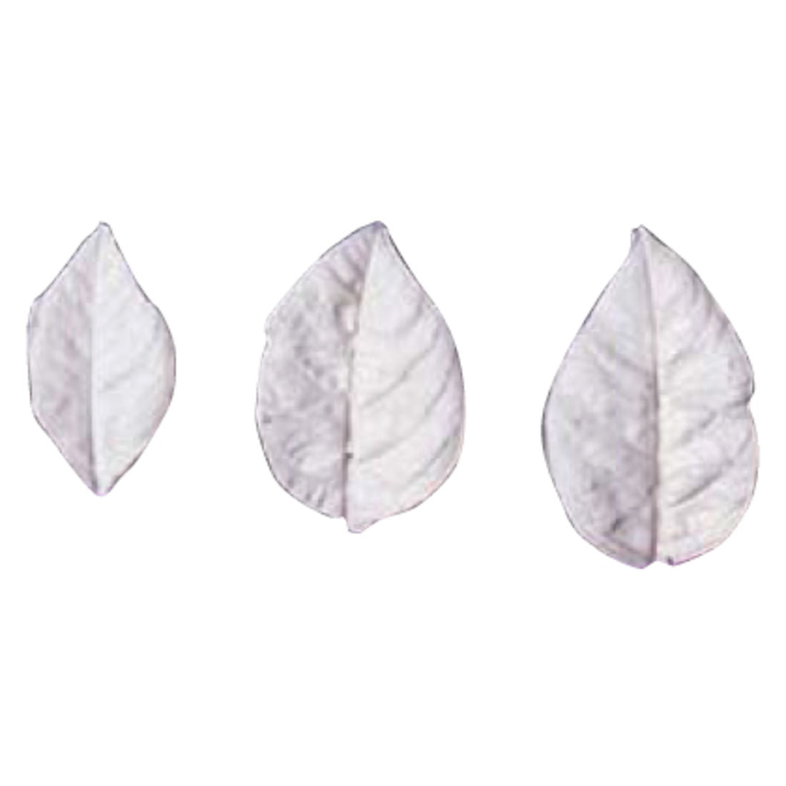 Mønsterform Silikon Blader, 3-5 cm, sett av 4
