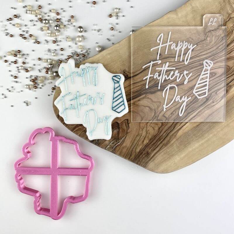 Happy Fathers Day Style 4 utstikker og embosser