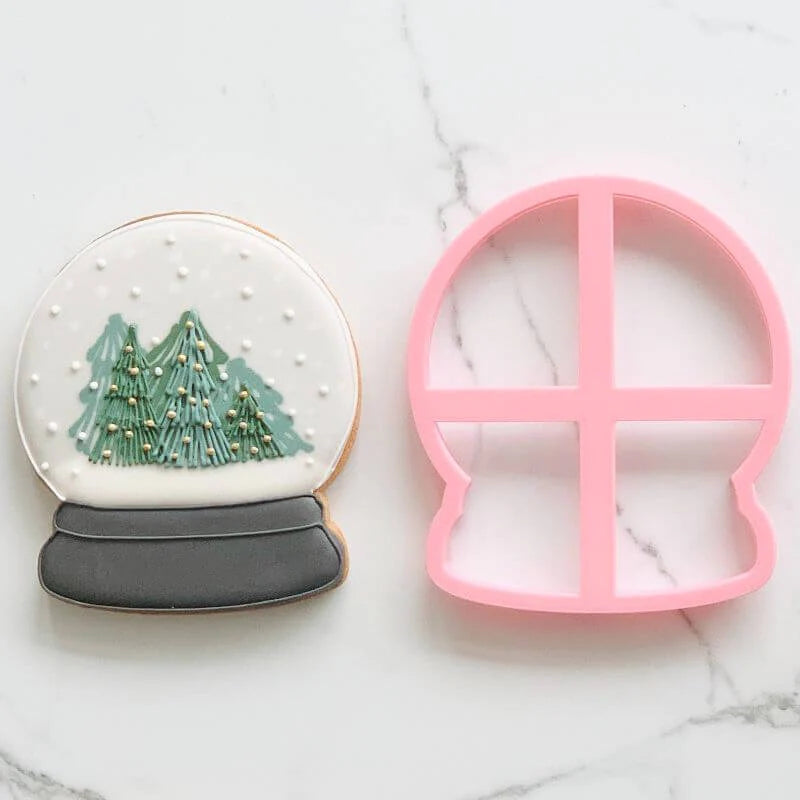 Utstikker og stempel snøkule 3