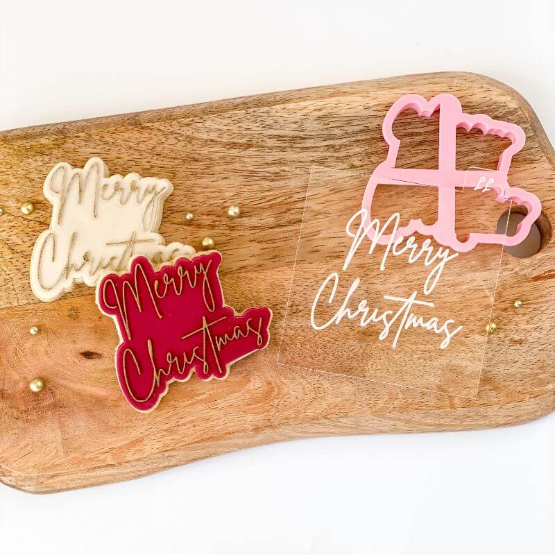 Utstikker og embosser Merry Christmas 4