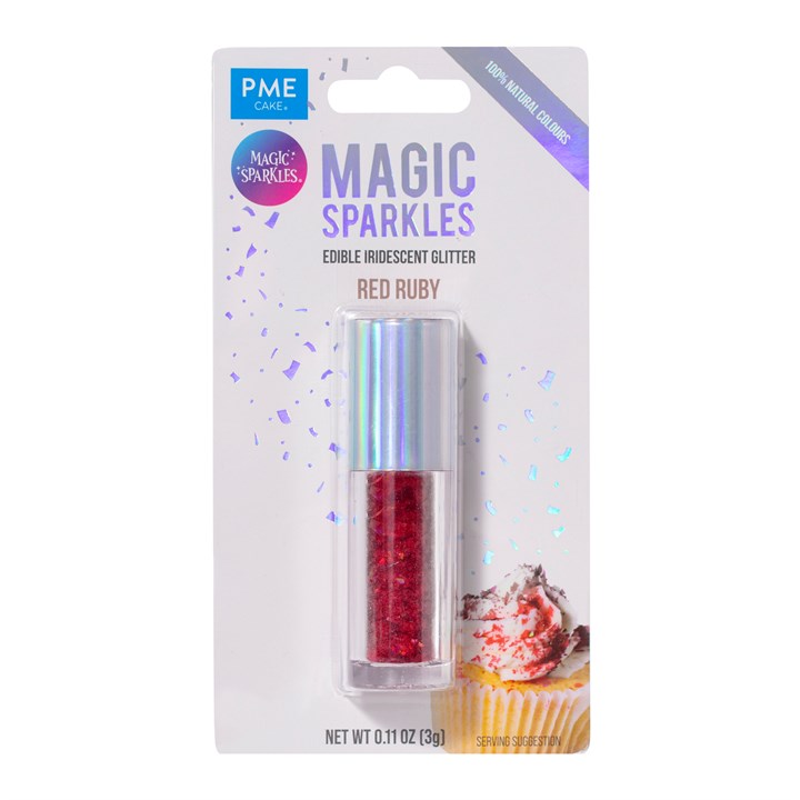 PME Magic Sparkles Glitterflak Red Ruby