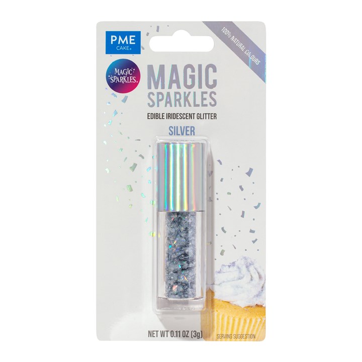 PME Magic Sparkles Glitterflak Silver