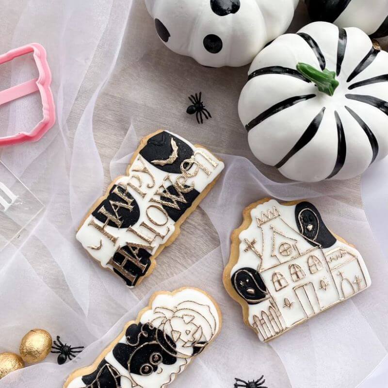 Halloween spøkelseshus utstikker og embosser 3
