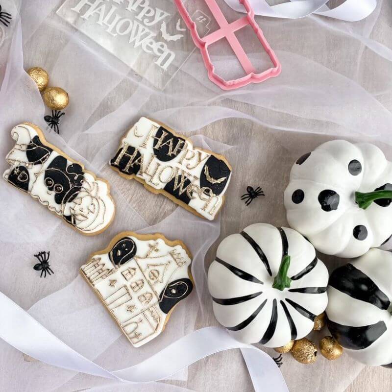 Halloween spøkelseshus utstikker og embosser 4