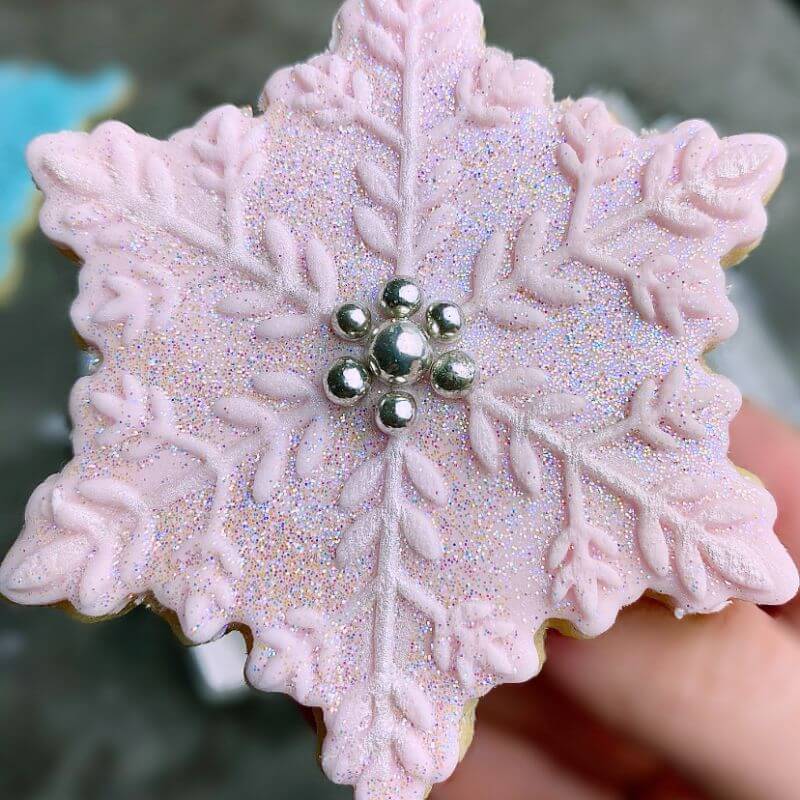 Utstikker og embosser snøkrystall 4