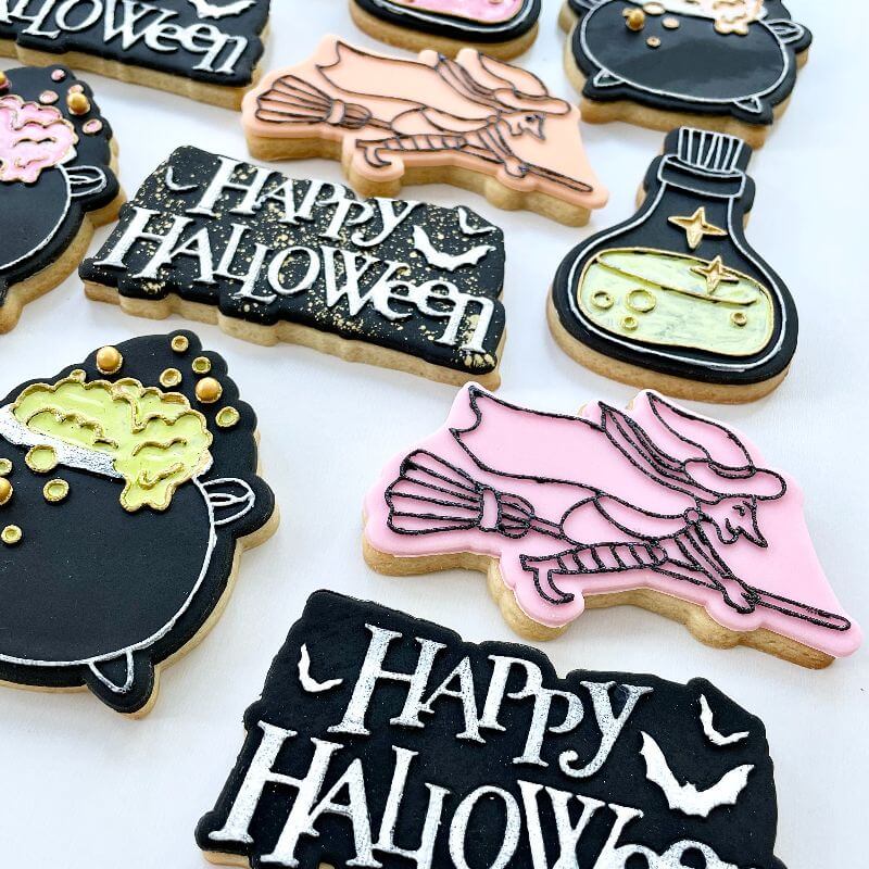 Halloween Heks utstikker og embosser 4