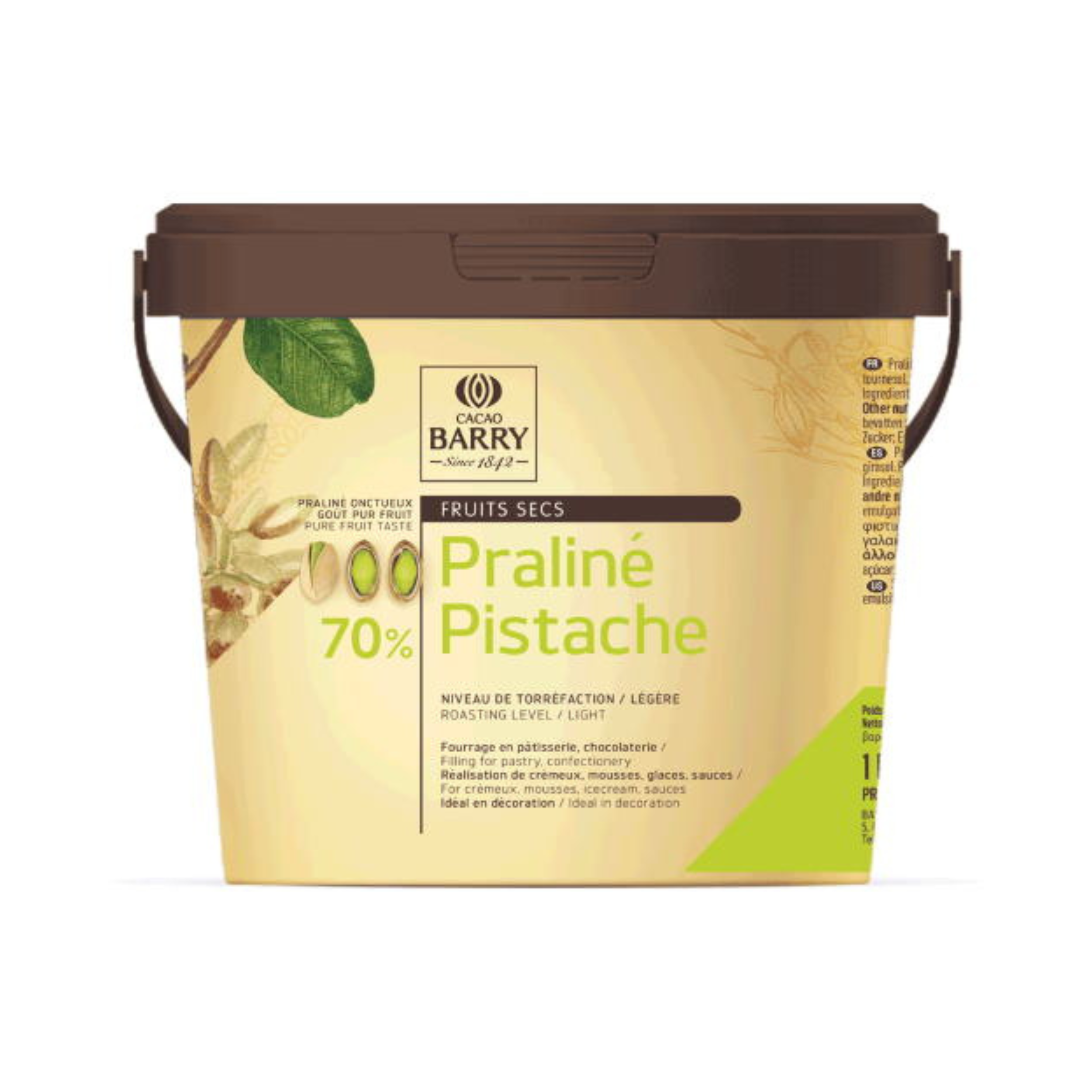 Praliné Pistasjekrem 70% 1kg