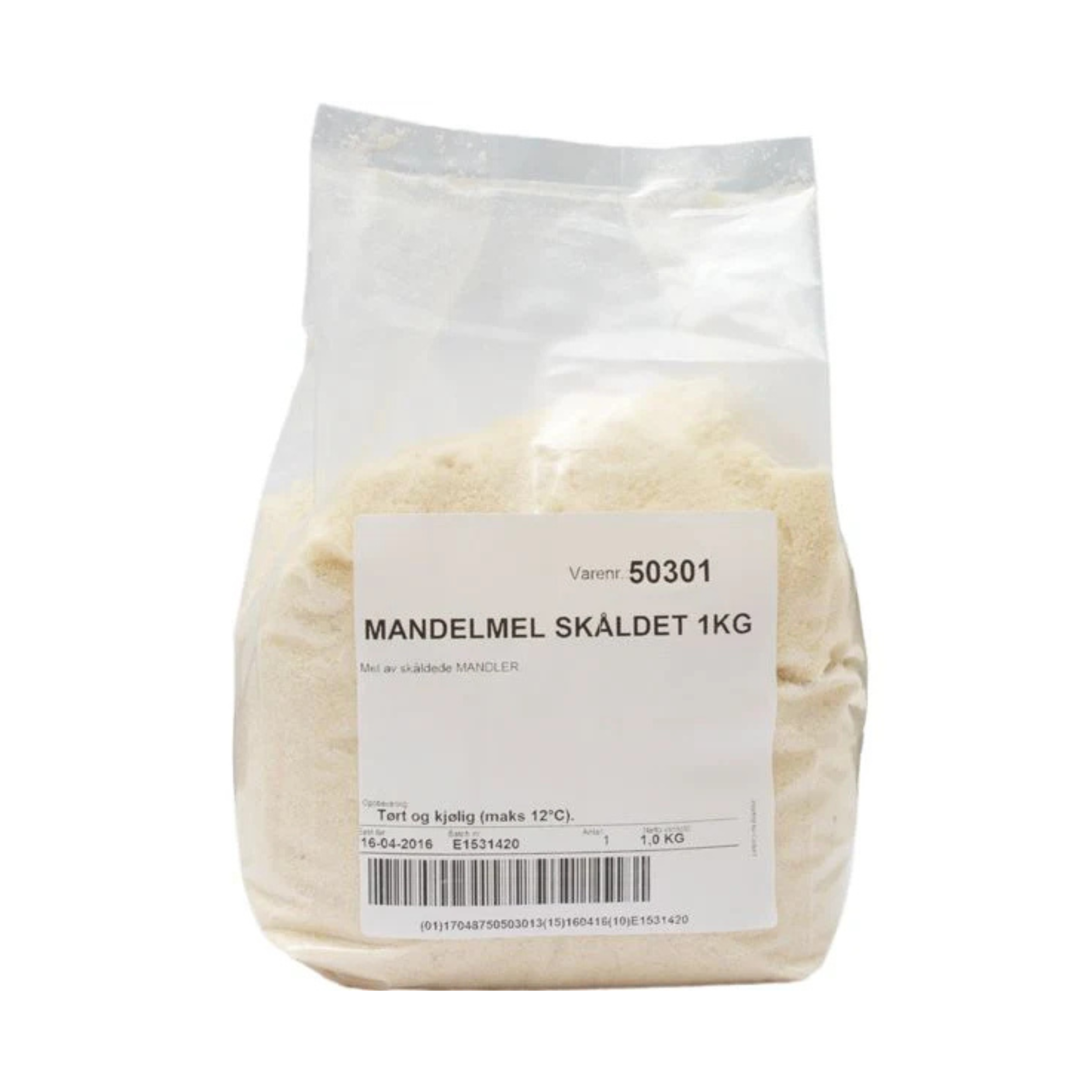Pals Mandelmel skåldet 1kg