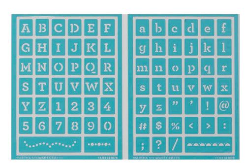MS Stencil Typewriter, 78 designs 2