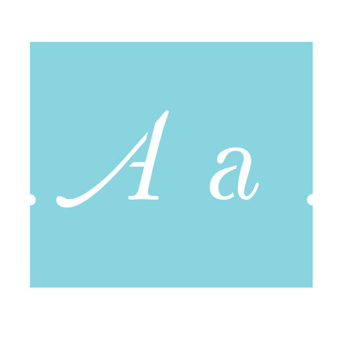 MS Stencil Alphabet Monogram Flourish
