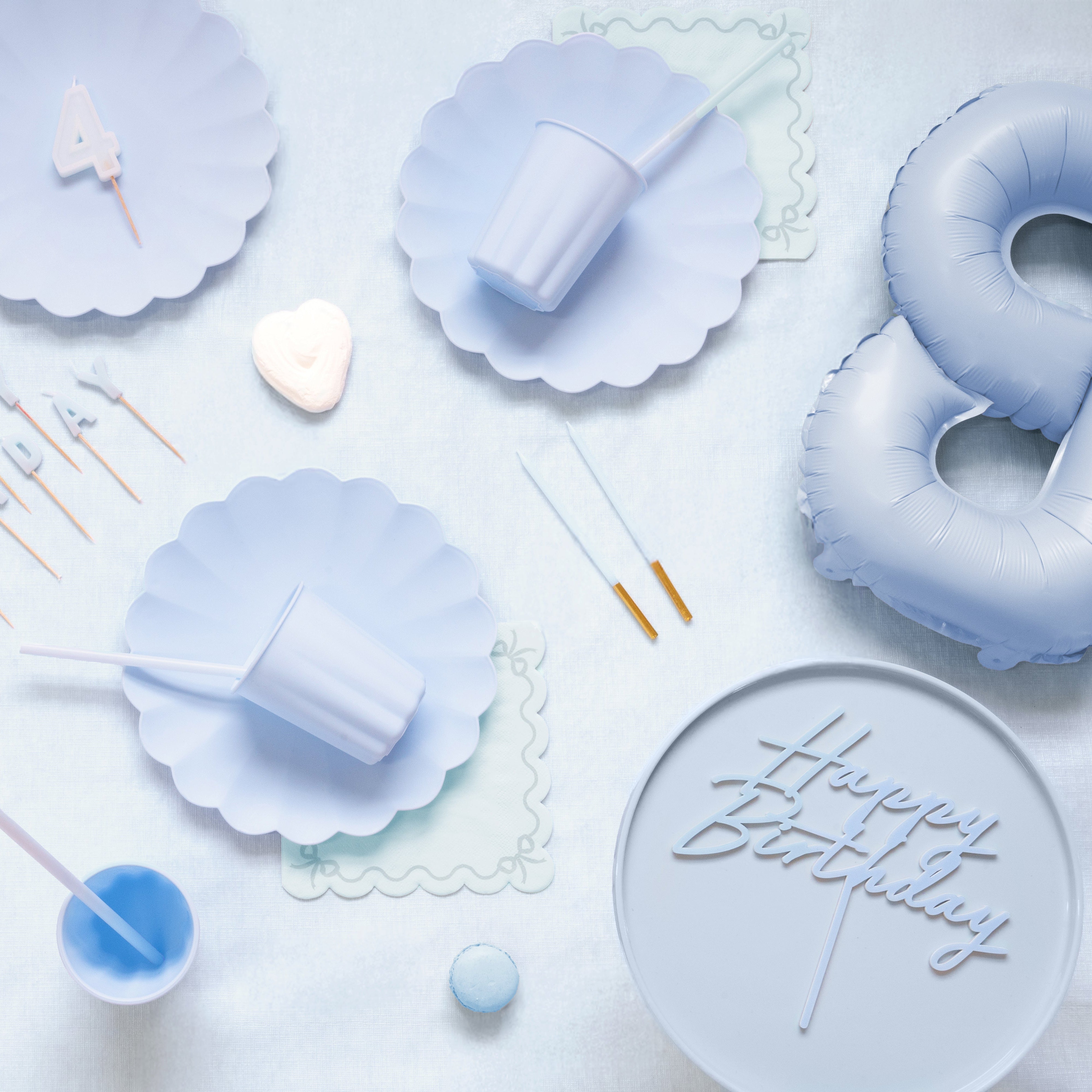 Kakefat på stett Lyseblå 24x14,5cm