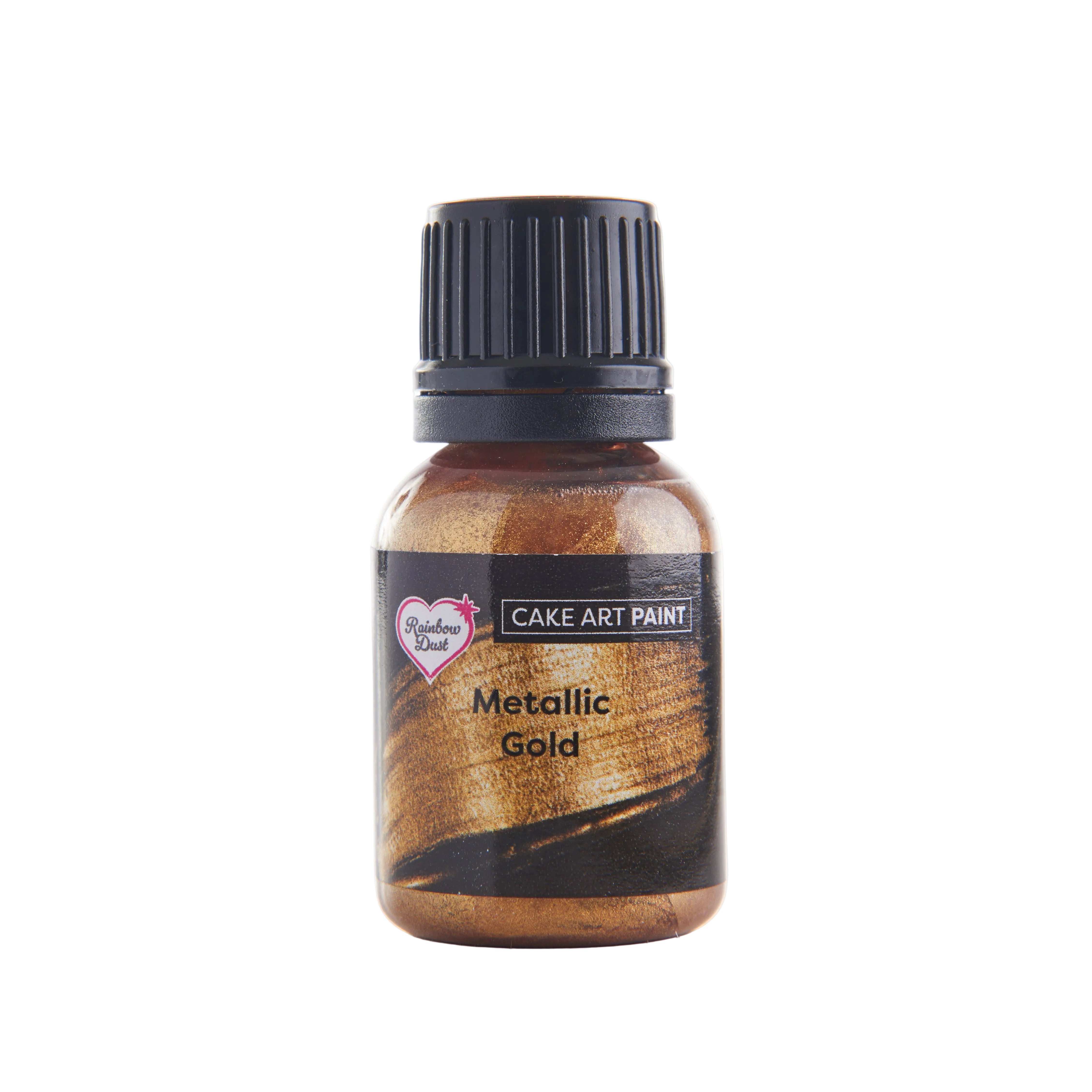 Maling spiselig Metallic - Gold 25ml