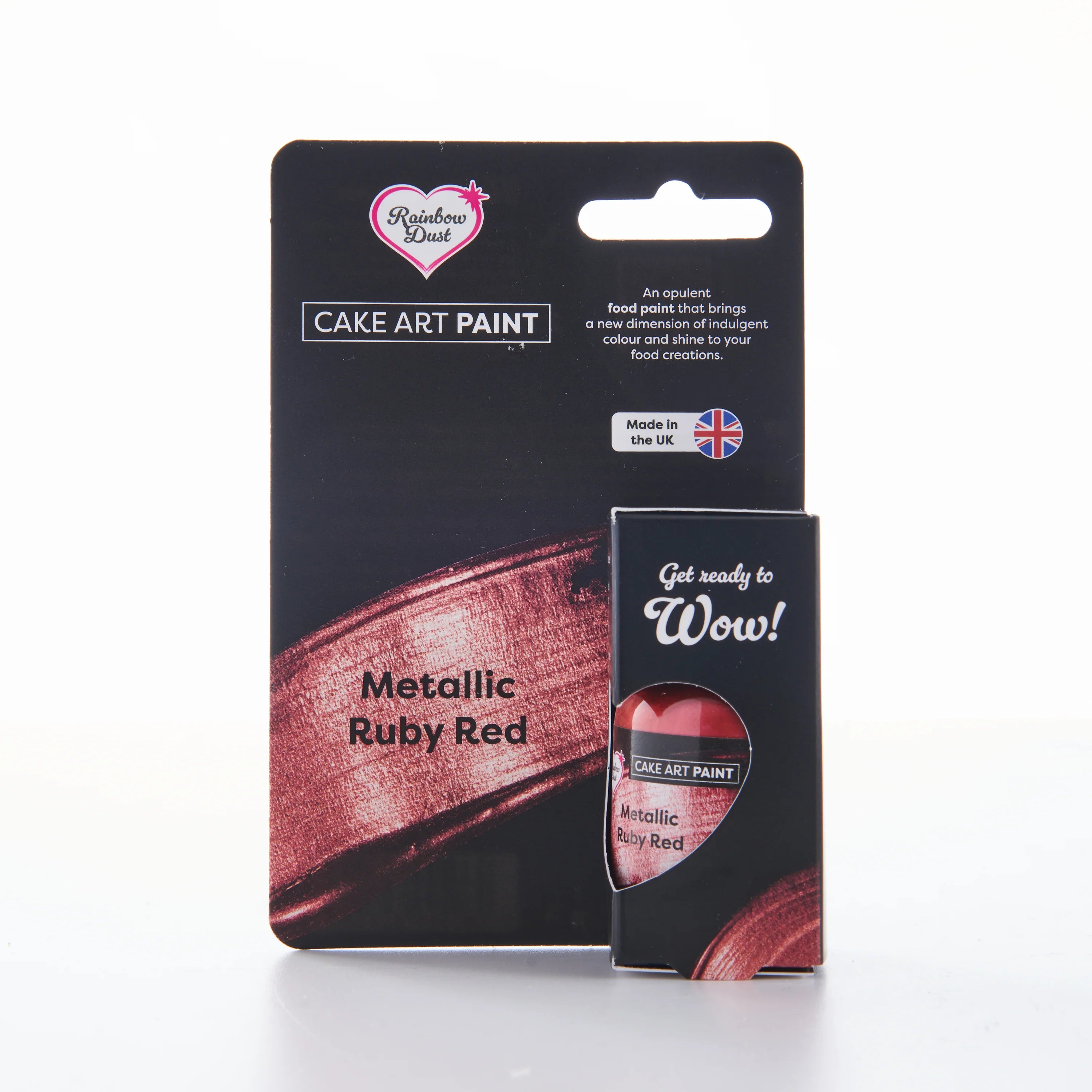 Maling spiselig Metallic Ruby Rød 25ml