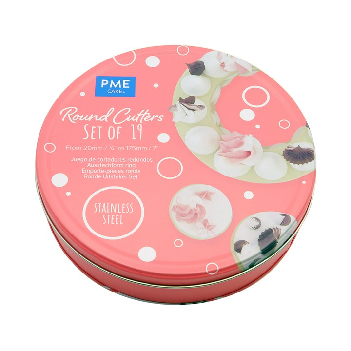 Utstikkersett Runde 19 stk i stål PME 3