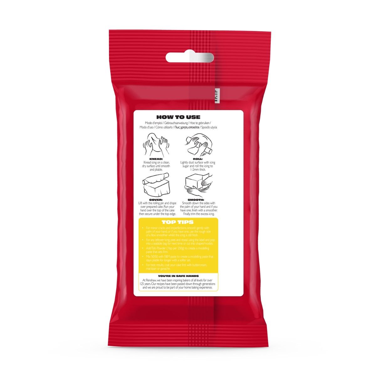 Renshaw Fondant Extra Gul 250g
