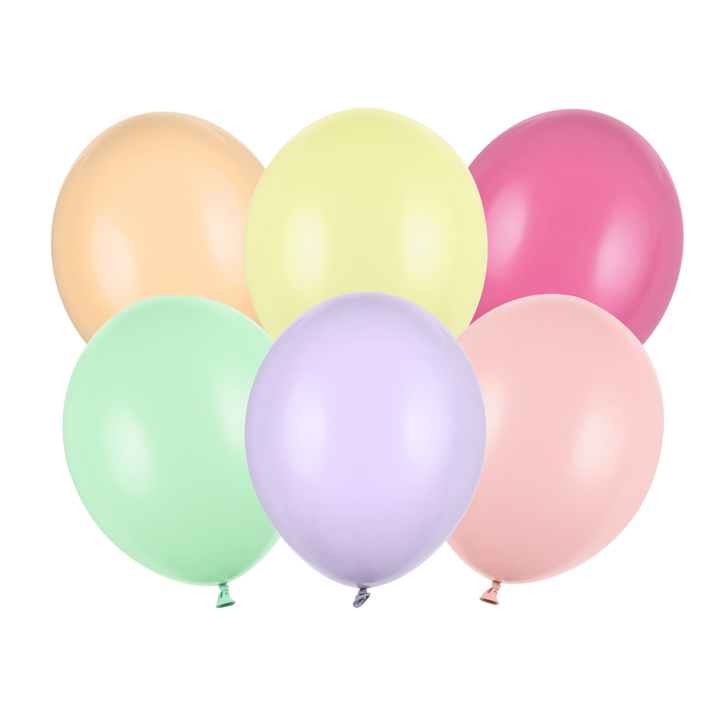 Ballonger Pastell Mix 30cm 10stk