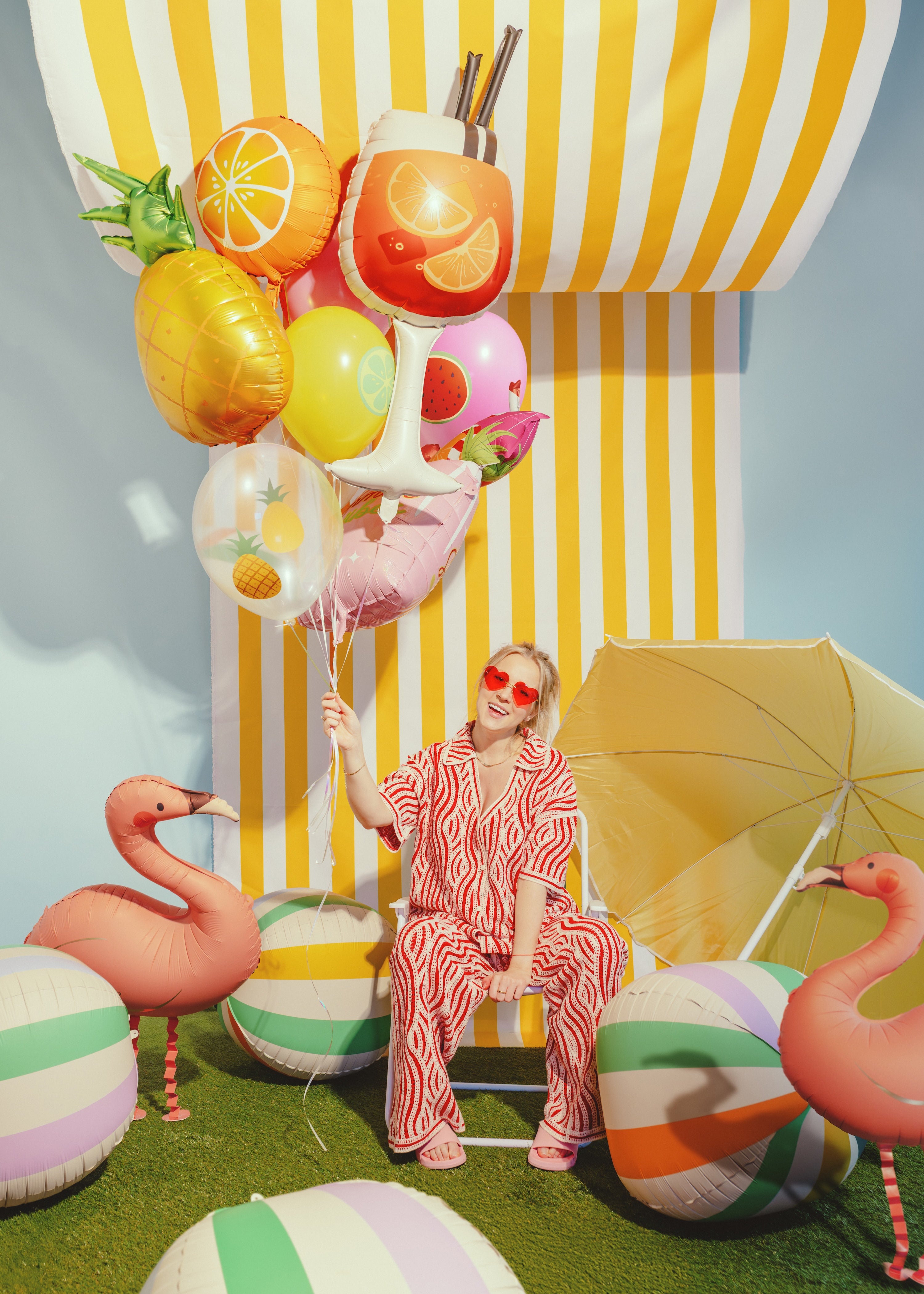Ballonger Frukt 30 cm, 6 stk