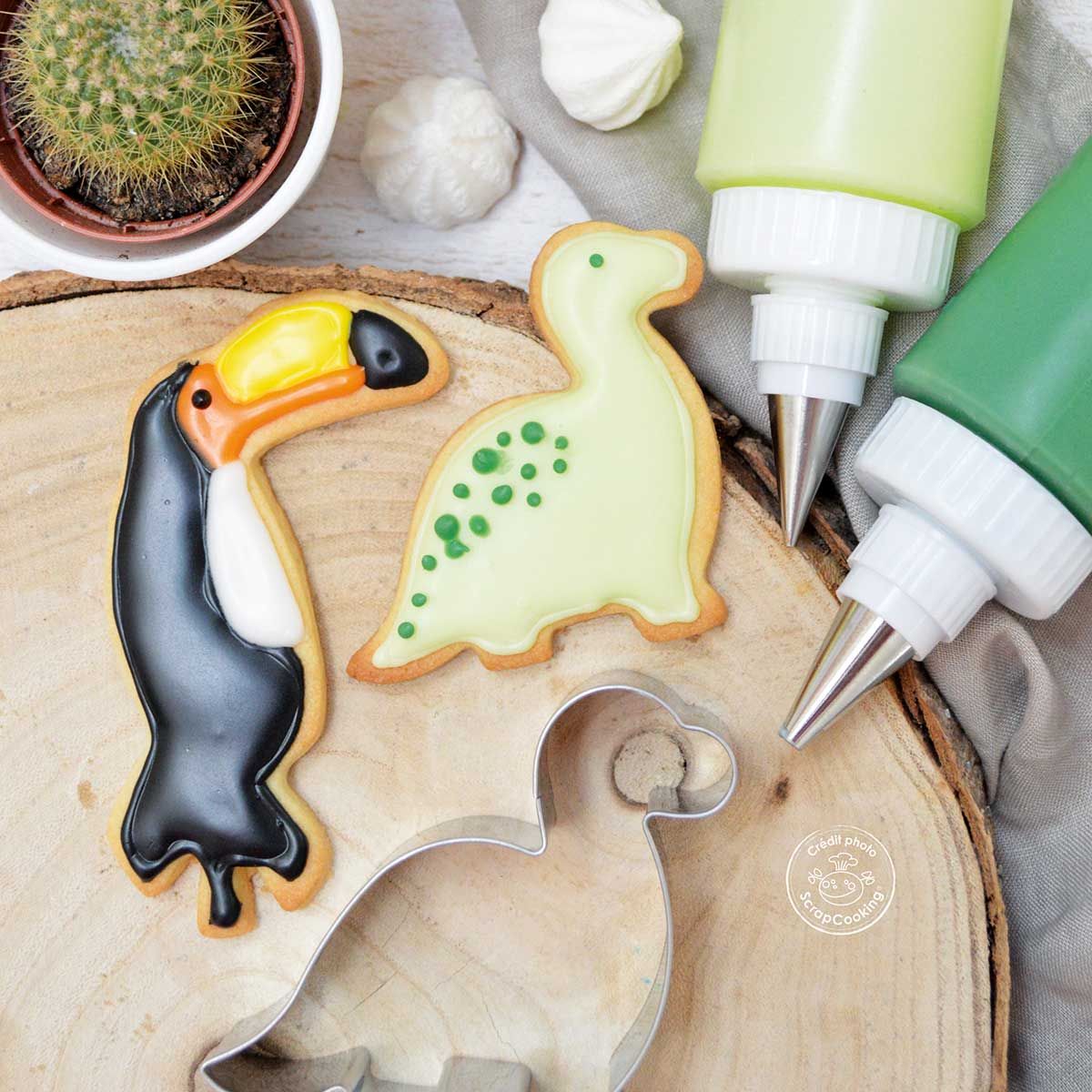 ScrapCooking Utstikkere Ville Dyr 16 stk assortert