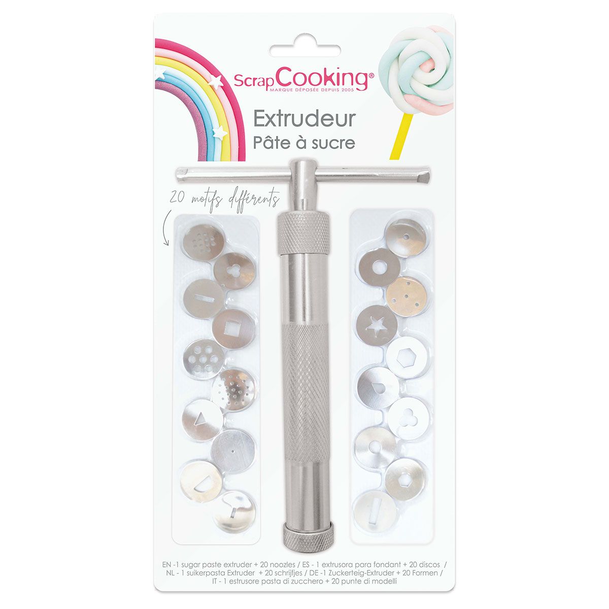 ScrapCooking Marsipan og fondantpresse mini