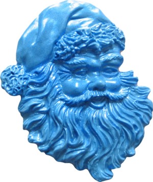 Mønsterform Silikon Julenissehode 7x10cm