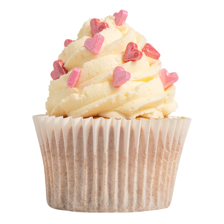 PME Kakestrø Hjerter Rosa 25g