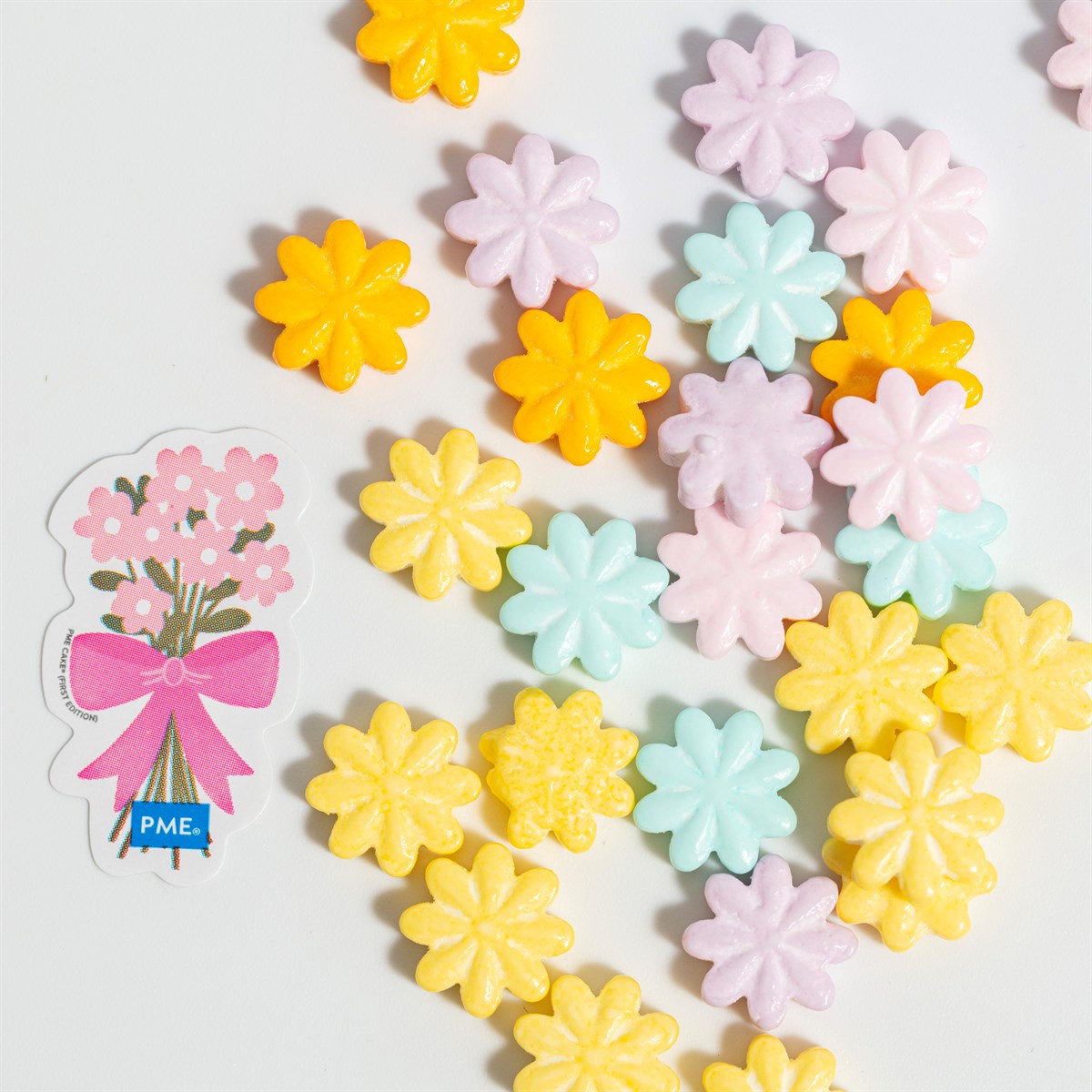 PME Kakestrø Blomster Pastel 25g