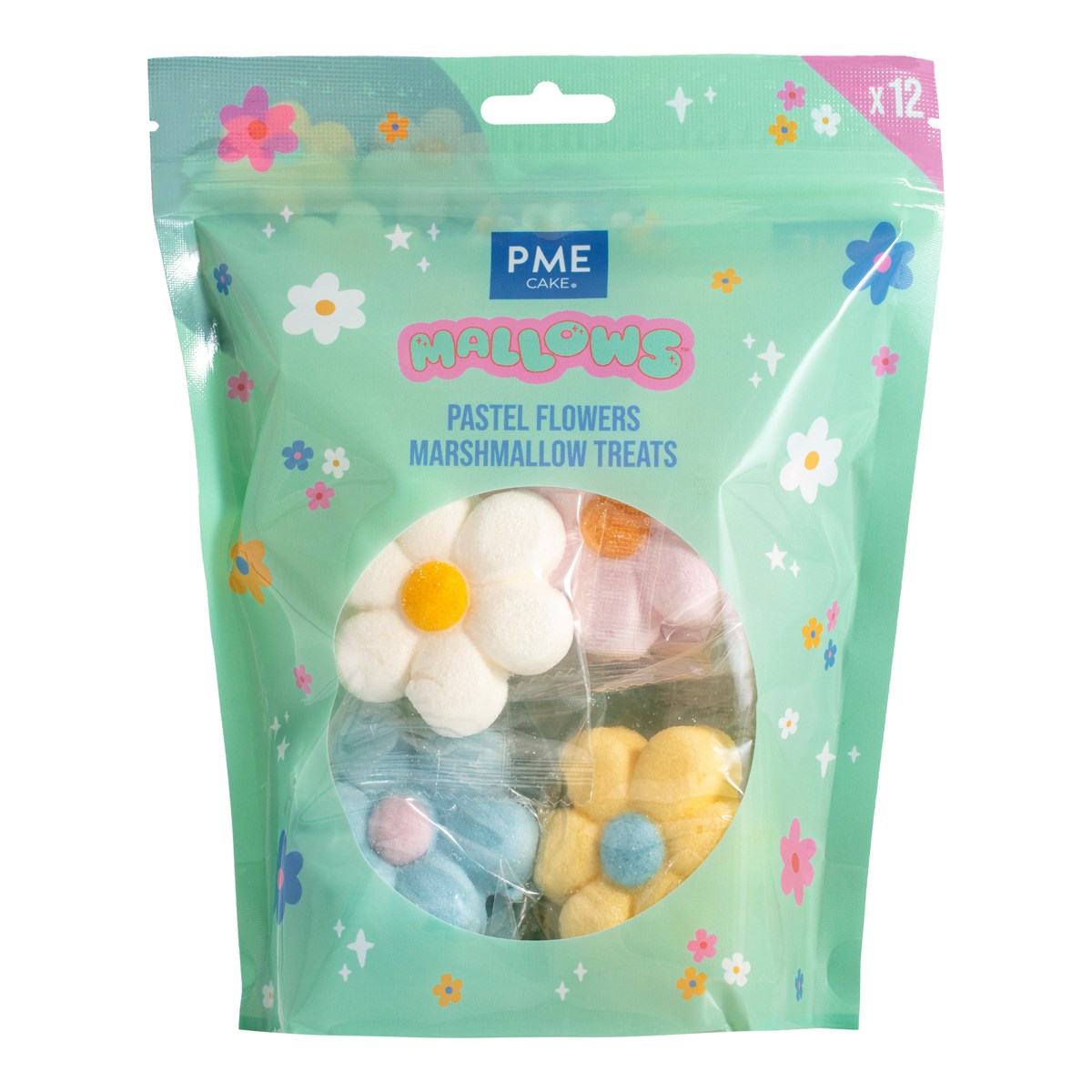 PME Marshmallow Blomster 12 stk