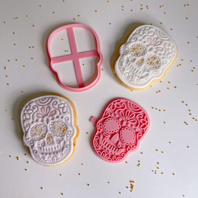 Halloween Hodeskalle utstikker og stempel 3