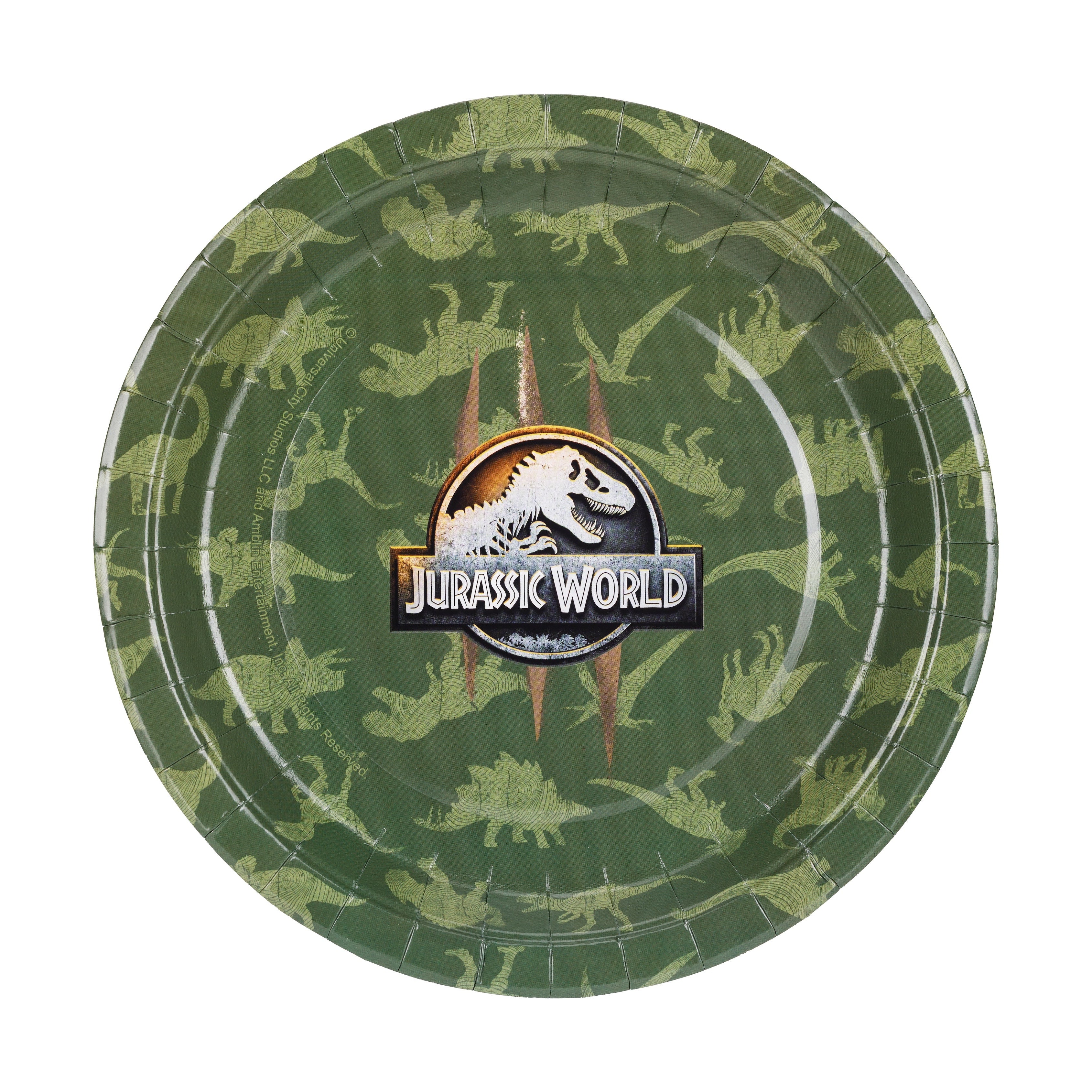 Papptallerken Jurassic World 23 cm, 6 stk