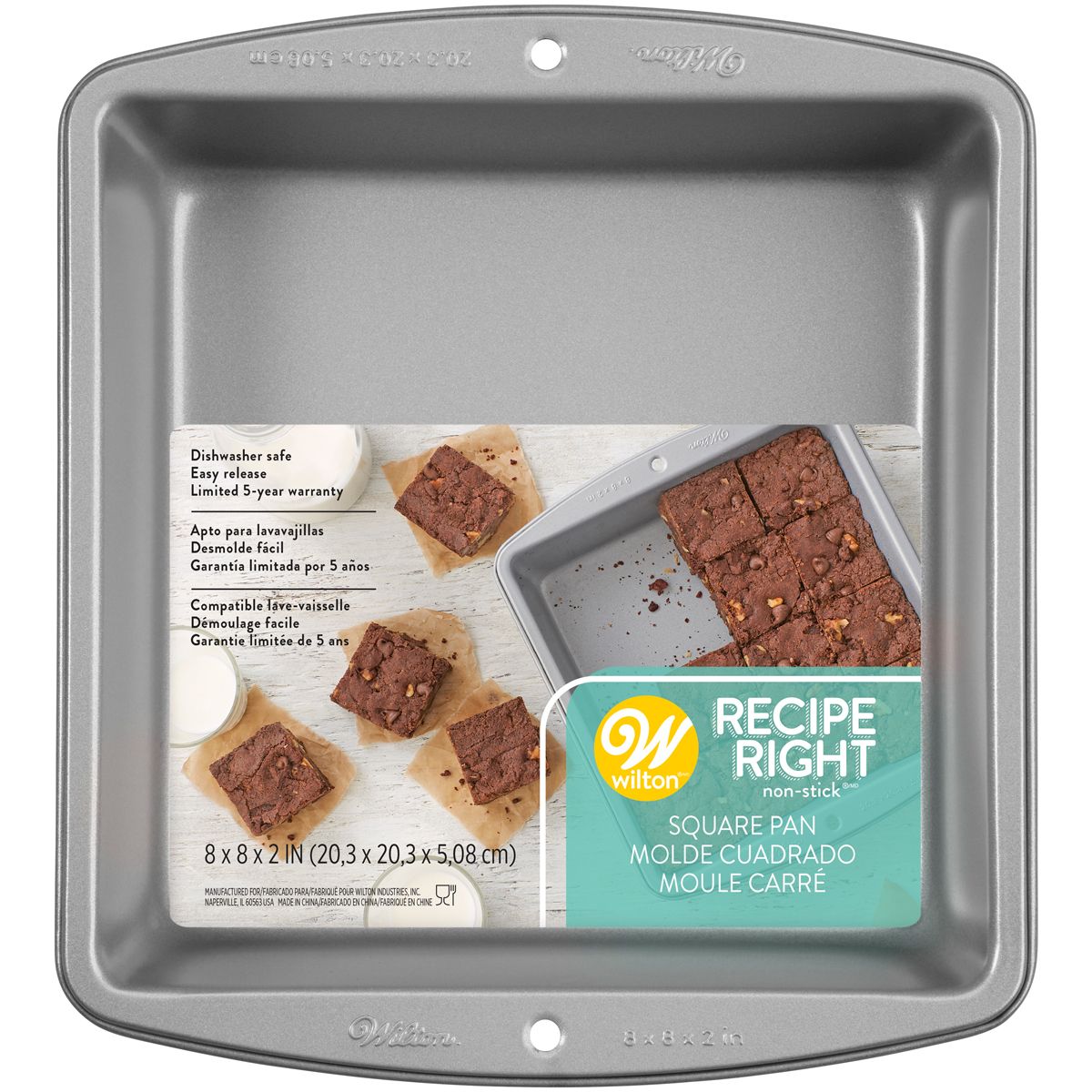 Wilton Kakeform Brownie 20x20cm